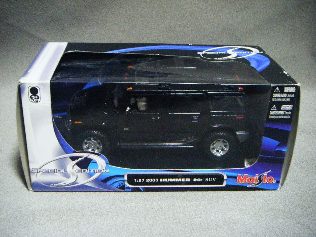 Amazon | □ Maistoマイスト『1/27 2003 HUMMER H2 SUV 黒 ハマー ダイ